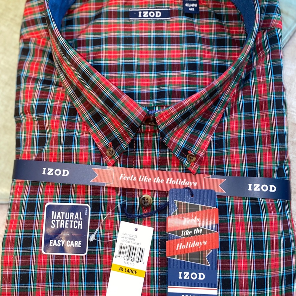 Men’s IZOD Holiday Plaid Shirt